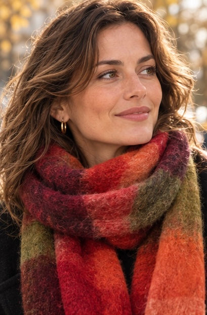 Feu d'Automne portée, portrait en lumière d'automne